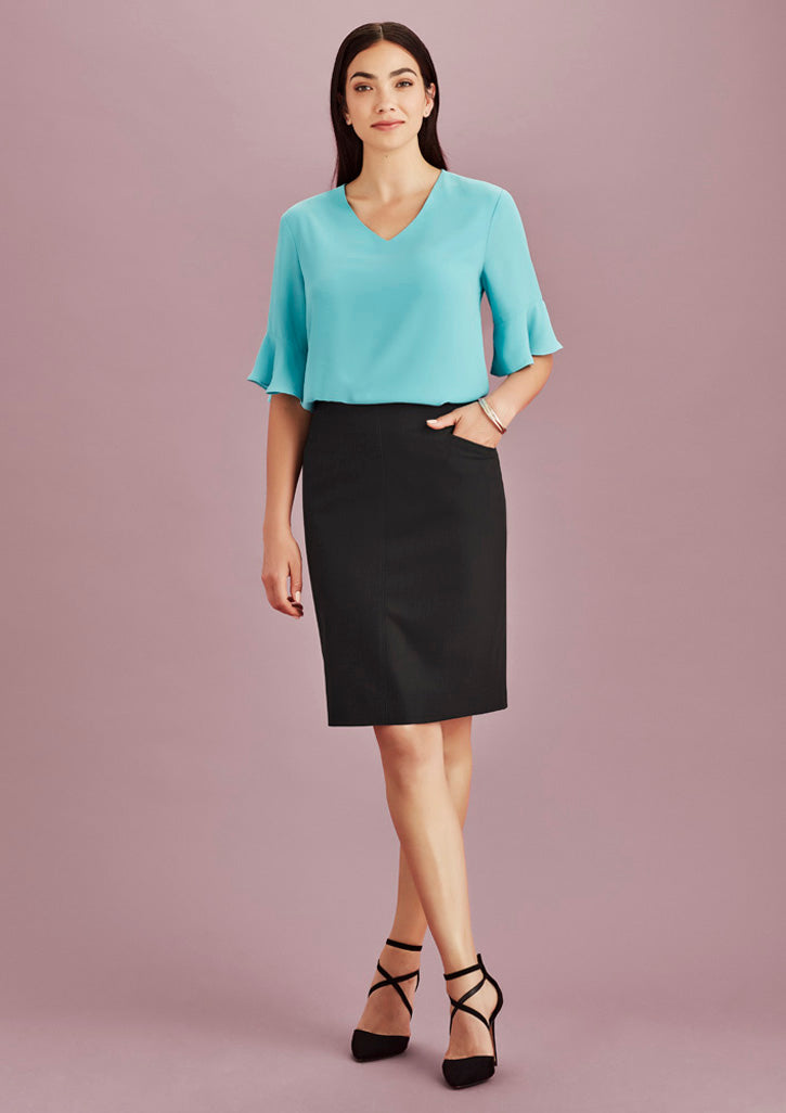 Womens Siena Bandless Pencil Skirt
