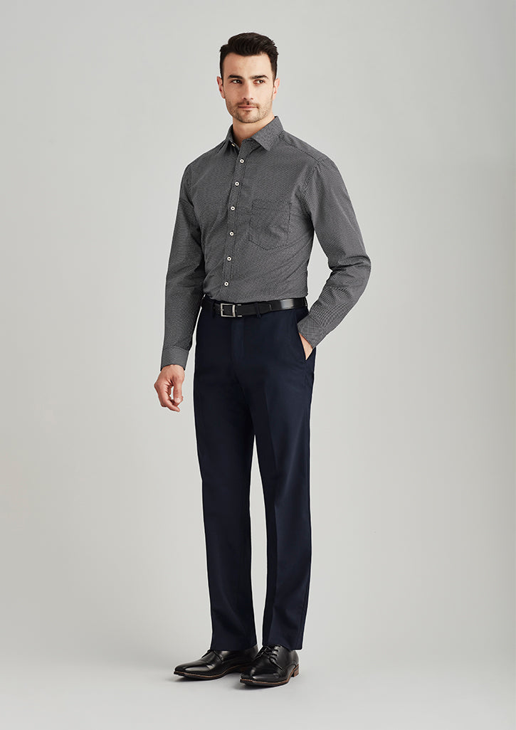 Mens Comfort Wool Stretch Adjustable Waist Pant