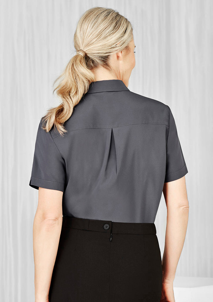 Womens Florence Plain Short Sleeve Shirt (More Color)