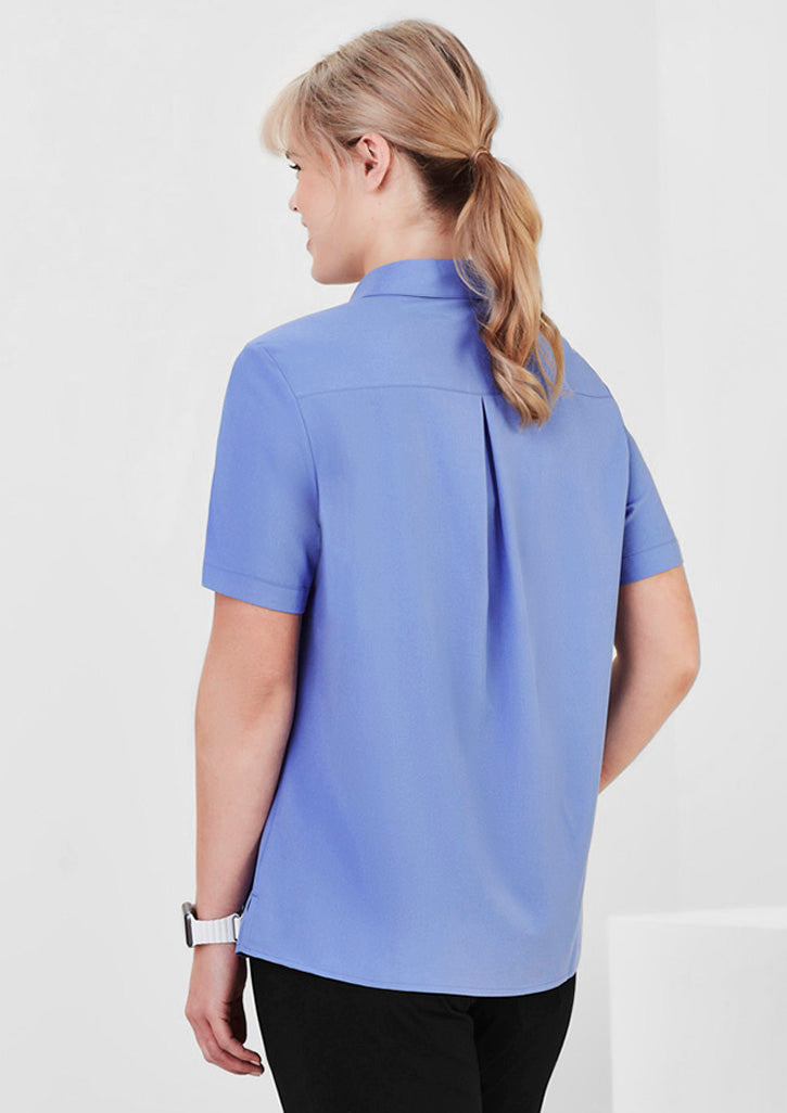 Womens Florence Plain Short Sleeve Shirt (More Color)