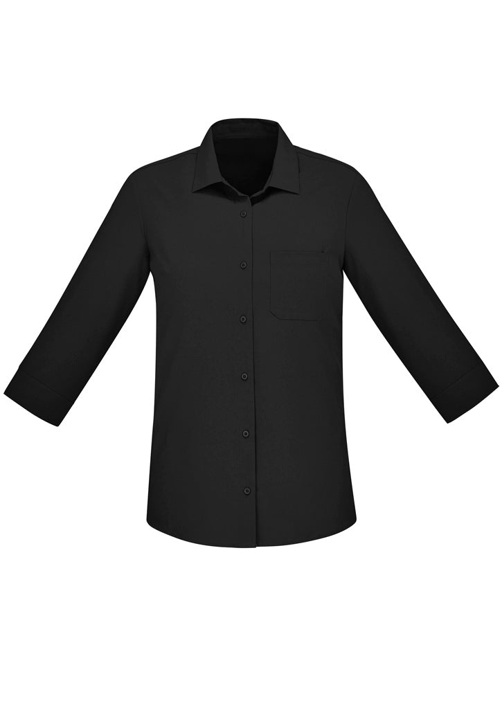 Womens Florence Plain 3/4 Sleeve Shirt (More Color)