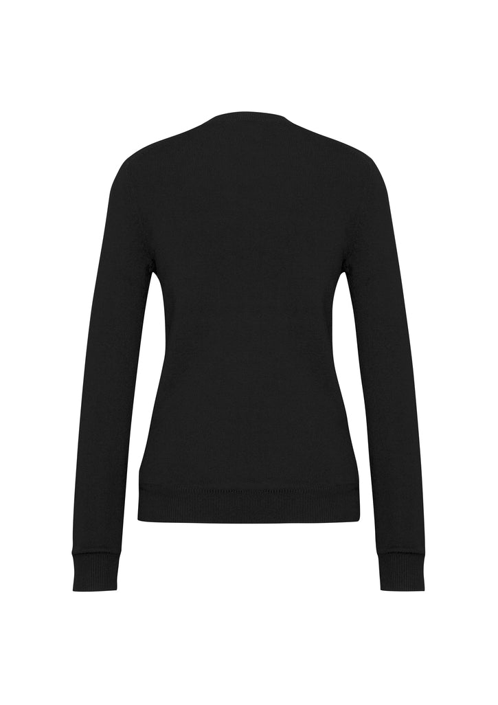 Womens V-Neck Knit Pullover