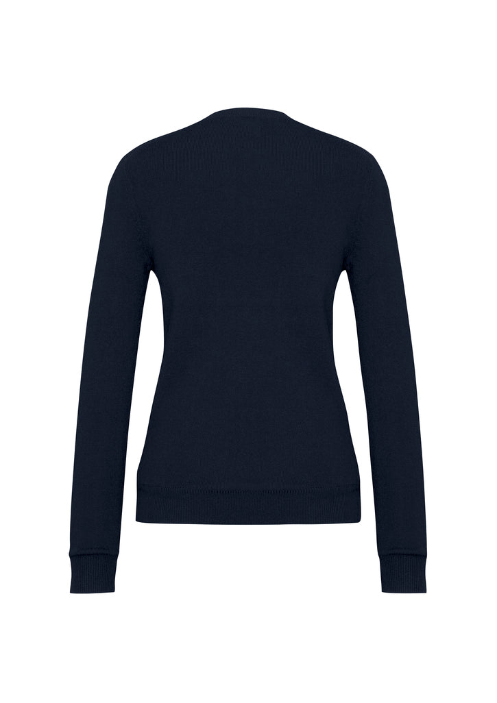 Womens V-Neck Knit Pullover