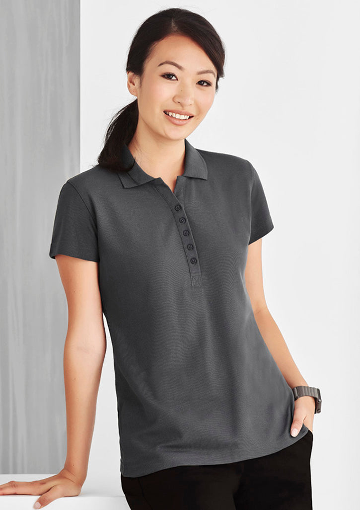 Womens Crew Short Sleeve Polo (More Color)