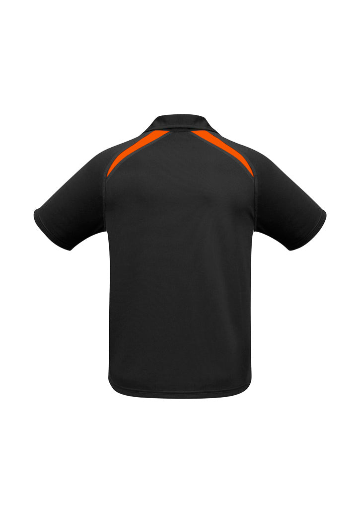 Mens Splice Short Sleeve Polo