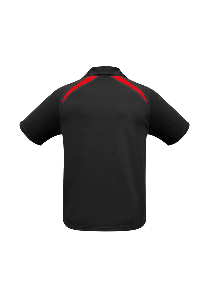 Mens Splice Short Sleeve Polo