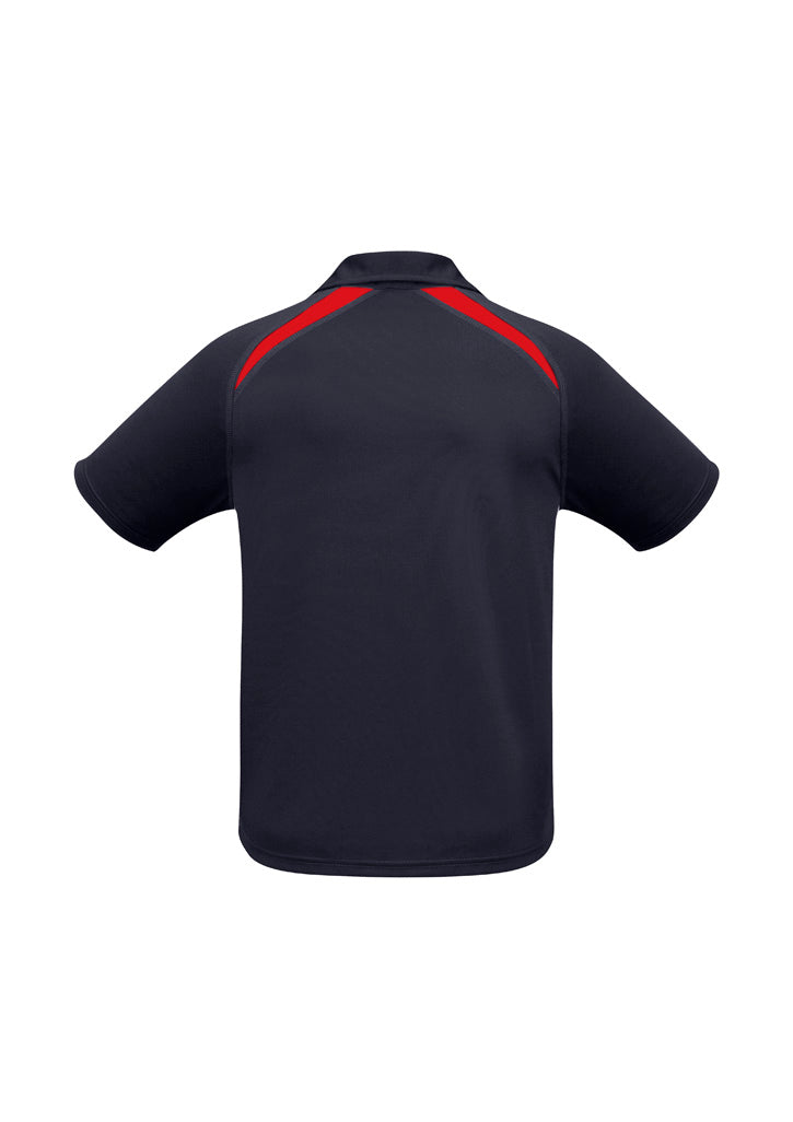 Mens Splice Short Sleeve Polo