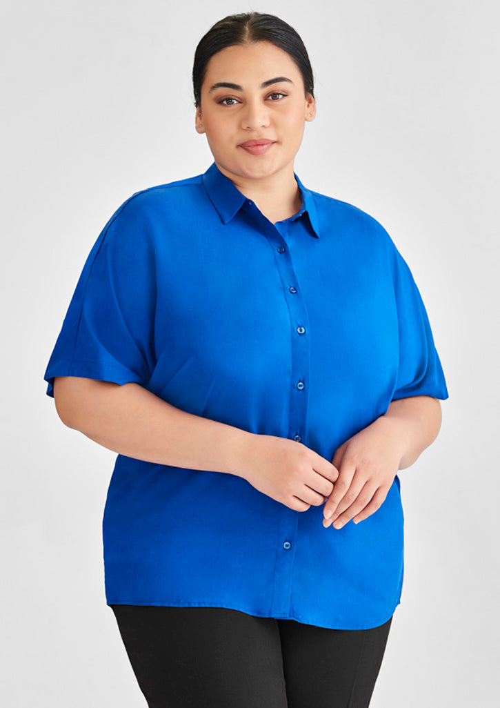 Womens Dahlia Short Sleeve Blouse