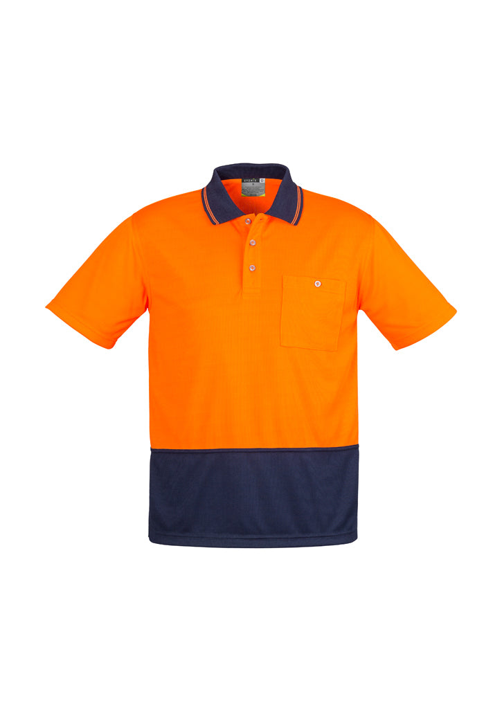 Unisex Hi Vis Basic Short Sleeve Polo