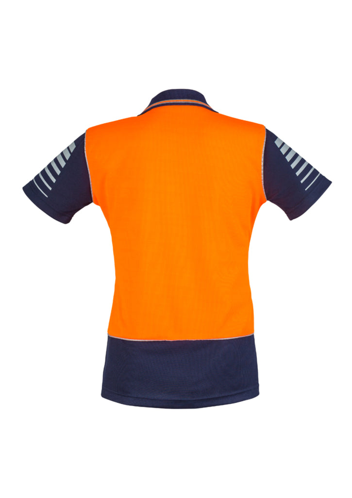 Womens Hi Vis Zone Short Sleeve Polo