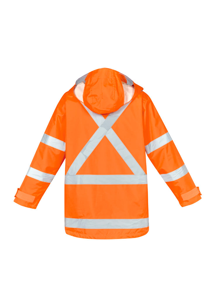 Mens Hi Vis X Back 4 In 1 Waterproof Jacket