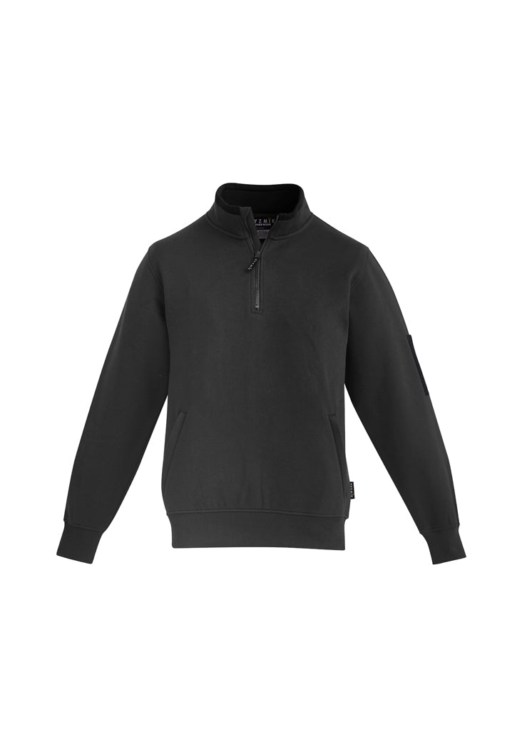 Unisex 1/4 Zip Brushed Fleece Pullover