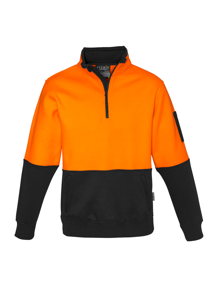 Unisex Hi Vis 1/2 Zip Pullover